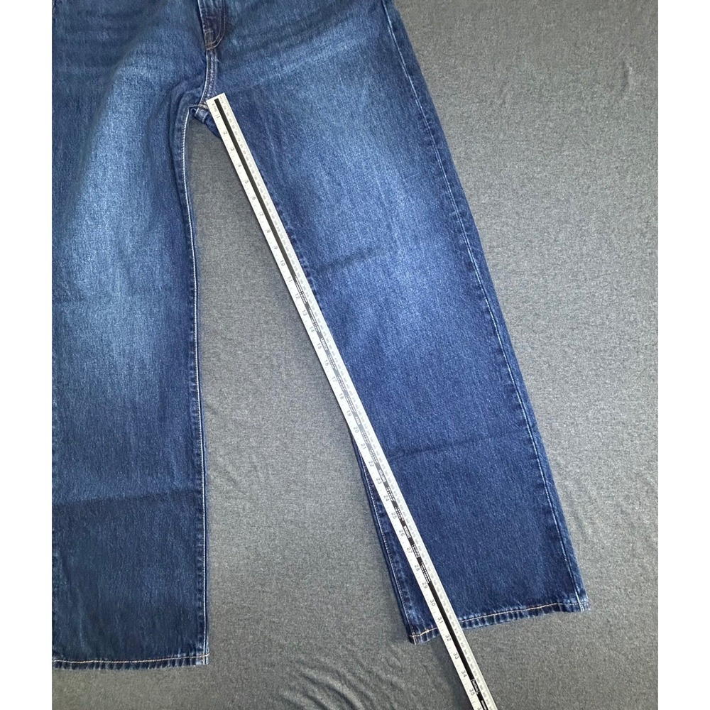 Gap 90s Loose Jeans Mens 29x32 Dark Wash Baggy Straight 5 Pocket NWT - Picture 12 of 14